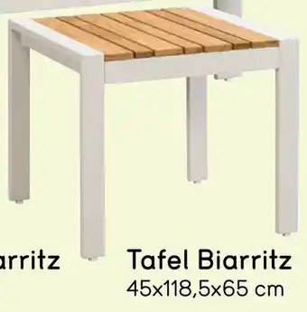 Leen Bakker Tafel Biarritz aanbieding