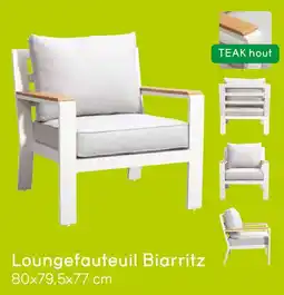 Leen Bakker Loungefauteuil Biarritz aanbieding