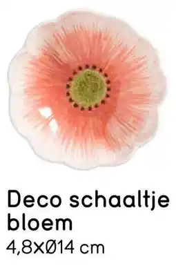 Leen Bakker Deco schaaltje bloem aanbieding