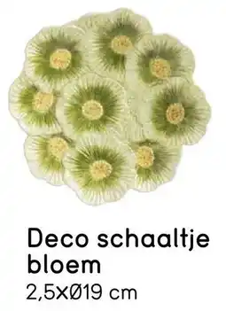 Leen Bakker Deco schaaltje bloem aanbieding