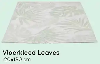 Leen Bakker Vloerkleed Leaves aanbieding