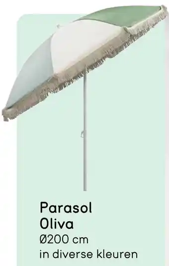 Leen Bakker Parasol Oliva aanbieding