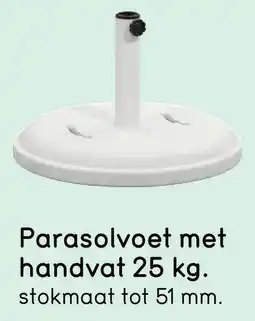 Leen Bakker Parasolvoet met handvat aanbieding