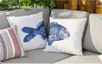 Leen Bakker Sierkussen Fish aanbieding