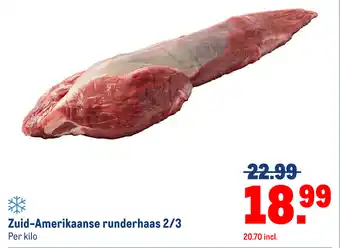 Makro Zuid Amerikaanse runderhaas 2/3 aanbieding