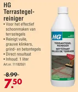 Enorm HG Terrastegelreiniger aanbieding