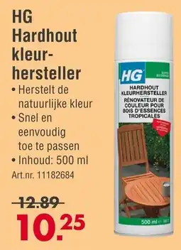 Enorm HG Hardhout kleurhersteller aanbieding