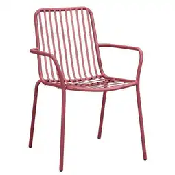 Leen Bakker Stapelstoel Vence - rood - 83x55x63 cm aanbieding