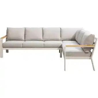 Leen Bakker Loungebank Biarritz - zand/naturel - 80x210x79,5 cm aanbieding