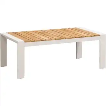 Leen Bakker Salontafel Biarritz - zand/naturel - 45x118,5x65 cm aanbieding