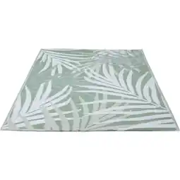 Leen Bakker Binnen/buitenvloerkleed Palma - groen - 160x230 cm aanbieding