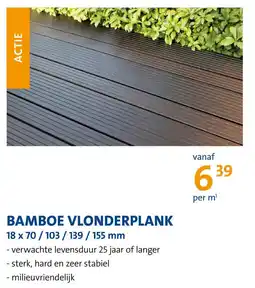 Jongeneel Bamboe vlonderplank aanbieding