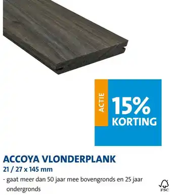 Jongeneel Accoya vlonderplank aanbieding