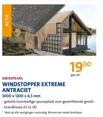 Jongeneel Windstopper extreme antraciet aanbieding