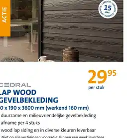 Jongeneel Lap wood gevelbekleding aanbieding