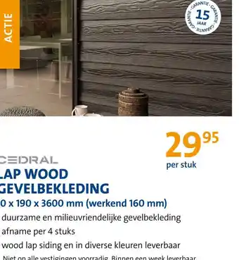 Jongeneel Lap wood gevelbekleding aanbieding