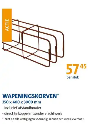 Jongeneel Wapeningskorven aanbieding