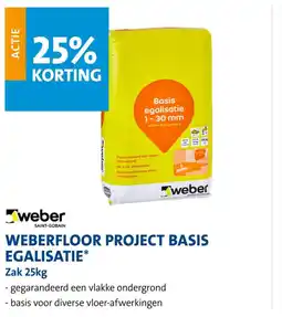 Jongeneel Weberfloor project basis egalisatie aanbieding