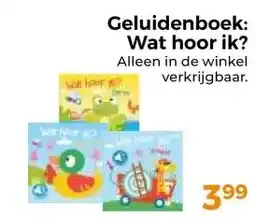 Trekpleister Geluidenboek: Wat hoor ik? Alleen in de winkel aanbieding