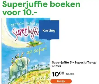 The Read Shop Superjuffie 3 - Superjuffie op safari aanbieding