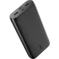 MediaMarkt BELKIN 4-Port 26.800 mAh PD 32-20watt Powerbank Zwart aanbieding