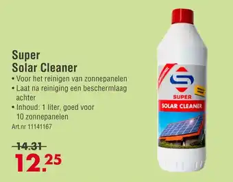 Enorm Super Solar Cleaner aanbieding