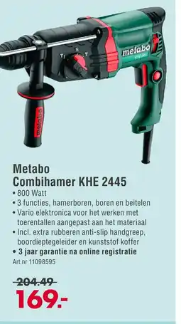 Enorm Metabo Combihamer KHE 2445 aanbieding