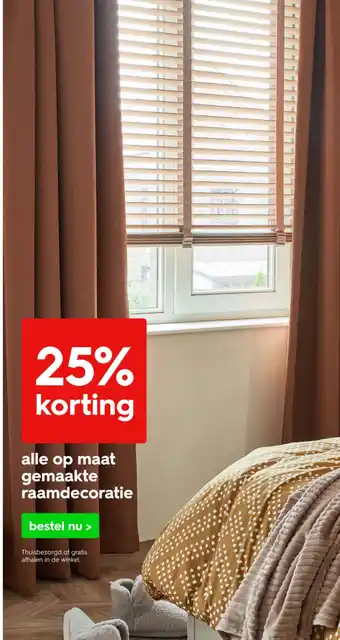 HEMA alle op maat gemaakte raamdecoratie aanbieding