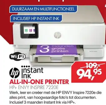 Vobis Hp instant ink all in one printer aanbieding