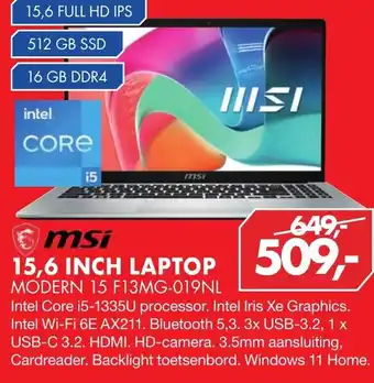 Vobis msi laptop aanbieding