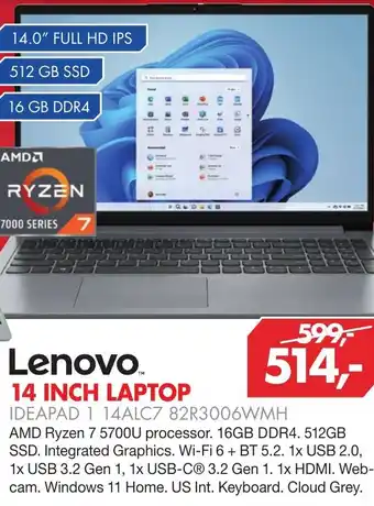 Vobis Lenovo laptop aanbieding