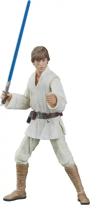 Amazon Star Wars The Black Series Luke Skywalker uit Star Wars: A New Hope, verzamelactiefiguur van 15 cm aanbieding