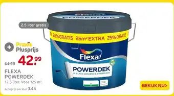 Praxis FLEXA POWERDEK aanbieding