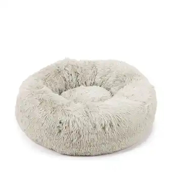 Welkoop Beeztees Yali Pluche - Fluffy hondenmand - Lichtgrijs aanbieding