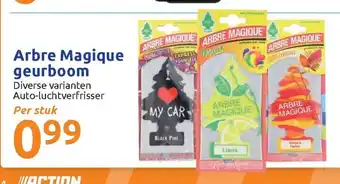 Action Arbre Magique geurboom per stuk aanbieding