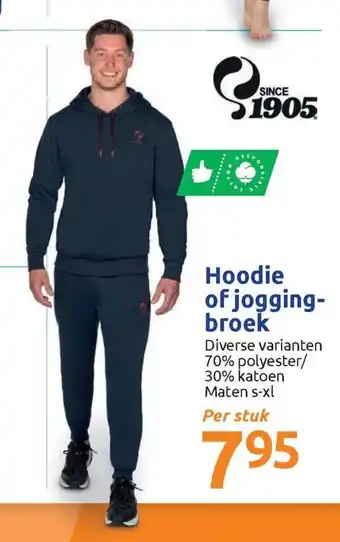 Action Hoodie of joggingbroek aanbieding