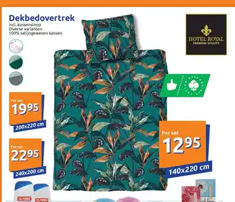 Action Dekbedovertrek 200x220 cm aanbieding