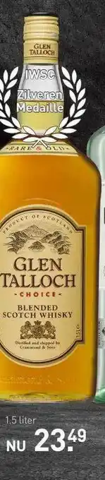 Gall & Gall Glen Talloch Blended Scotch Whisky aanbieding