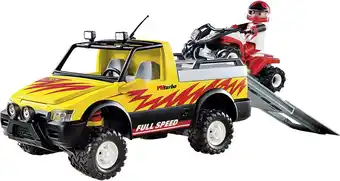 Bol.com PLAYMOBIL Pick Up met Quad - 4228 aanbieding