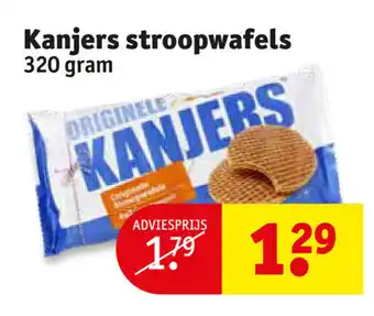 Kruidvat Kanjers Stroopwafels 320g aanbieding