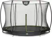 Welkoop EXIT Silhouette met net - Trampoline - 305cm - Zwart - Rond aanbieding