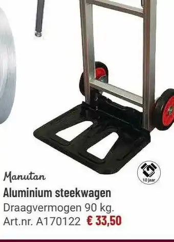 Manutan Manutan Aluminium Steekwagen aanbieding