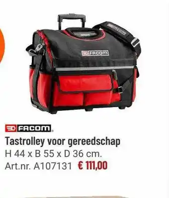 Manutan Facom Tastrolley Voor Gereedschap aanbieding