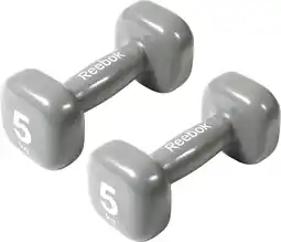 Bol.com Reebok dumbbell set 2 x 5 kg aanbieding