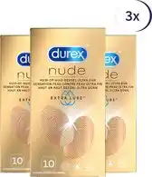 Bol.com Durex Nude Extra Lube 10st x 3 aanbieding