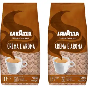 Albert Heijn Lavazza Crema e aroma koffiebonen 2-pack aanbieding