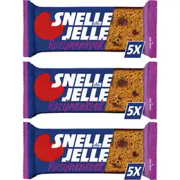 Albert Heijn Snelle Jelle Kruidkoek rozijn 5-pack 3-pack aanbieding