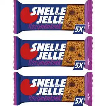 Albert Heijn Snelle Jelle Kruidkoek rozijn 5-pack 3-pack aanbieding