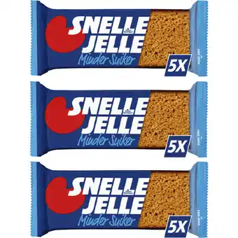 Albert Heijn Snelle Jelle Kruidkoek minder suiker 5-pack 3-pack aanbieding