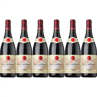 Albert Heijn E. Guigal Côtes du rhône rouge 6 flessen aanbieding